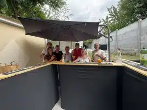 Cocktail réalisé pendant une session de formation barman à Paris