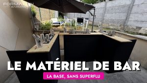 Le matériel de bar